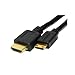 Importer520 15 Feet Gold Plated Mini HDMI Cable for Nikon Digital SLR : D610 D5200, D5100, D600, D3200, D3100, D7100, D7000, D800, D4, D90, 1 Camera Series : AW1, J3, S1, V2, V1, J2, J1 and Other Tablet /Camcorder /Camera