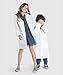 Dr. James Kids Lab Coat for School, Safety Snaps, Durable, Full Length, 2-16 Years (4-6 Years)