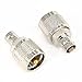BNC to UHF Antenna Adapter - Female to Male PL259 RF Coaxial Connectors - Radio Adapter for CB, Ham, Scanner, SWL - Pack of 2