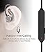 Acekool Bluetooth Headphones, Wireless Magnet Attraction In-Ear Earbuds Earphones Headset with Mic Microphone for Exercise (Cool Black)