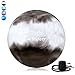 Trideer Exercise Ball, Yoga Ball, Birthing Ball with Quick Pump, Anti-Burst & Extra Thick, Heavy Duty Ball Chair, Stability Ball Supports 2200lbs (Office&Home) (Grey&White, L (58-65cm))
