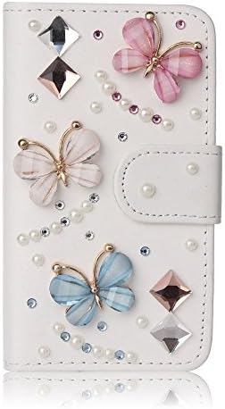 Dkiekieie™ Bling Crystal Diamonds Bow PU leather flip slots wallet cover case skin for Mobile Phones(ZTE Grand X Max 2 /Max Duo LTE Z962G)