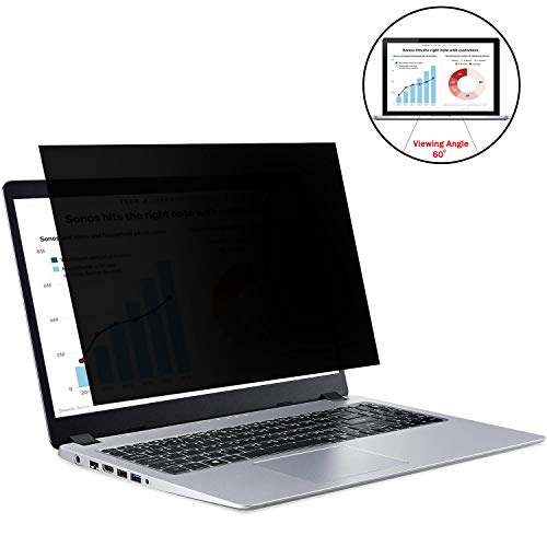 Laptop Privacy Screen Protector 15.6 Inch Widescreen, 15.6″ Anti Blue Light Anti Glare Screen Filter Protect Your Eyes Against Blue Light and Glare for 15.6″ 16: 9 Widescreen (None-touchscreen)