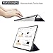 Infiland iPad Pro 12.9 2018 Case, Tri-Fold Case Cover Compatible with iPad Pro 12.9 Inch 3rd Gen 2018 Release (Support 2nd Gen Apple Pencil Wireless Charging, Auto Wake/Sleep), Gray