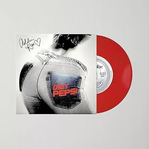Amazon.com: Addison Rae Diet Pepsi Limited Edition Red Vinyl, 7