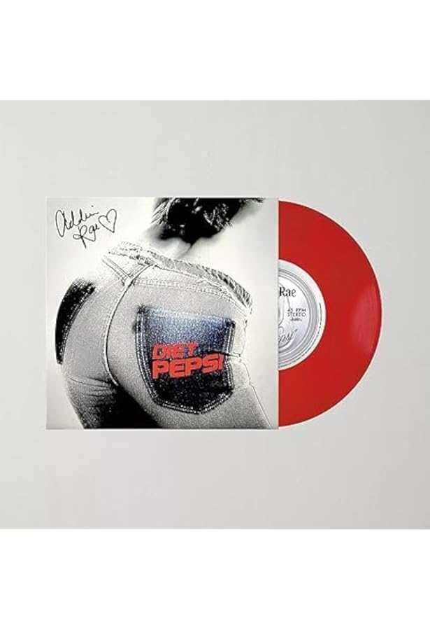 Amazon.com: Addison Rae Diet Pepsi Limited Edition Red Vinyl, 7