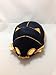 Egyptian Black and Gold Scarab. Egyptian Stuffed Plush Doll. Cute Little Soft Cuddly Collectible Toy H:5.25