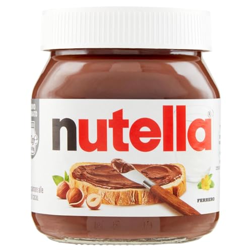 Nutella Hazelnut Spread with Cocoa, Creamy Hazelnut Spread, Breakfast Favorite, 13 oz Jar