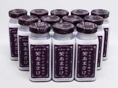 八海山あまさけ ノンアルコール 八海山 お洒落 115g 12本 要冷蔵 さわやかな酸味の紫あまさけ