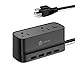 iClever Portable Power Strip for Travel, 4320 Joules Surge Protector with 2 AC Outlet 4 USB Port