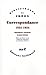 Correspondance 1925-1935 by