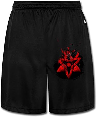 KathyB Sasuke Uchiha Men's Short Training Pants Black L