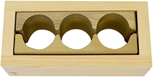 Wooden rice mold cylinder by NICHI-NICHI DOGU