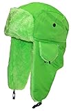 Best Winter Hats Big Kids Lightweight Neon Russian/Trooper Faux Fur Hat(One Size)