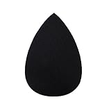 Clean Face Powder Puff, TOOPOOT 1PC Beauty Flawless Water Droplets Soft Sponge Makeup Puffs (black)