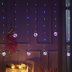 Wishing Ball Curtain Twinkle Starry Light 8 Modes