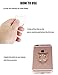 iPhone 7 Plus Gripper, Universal Mini Kickstand, iMangoo Strong Adhesive Stand 360 Rotation Metal Ring Foldable Finger Grip Cell Phone Sticker Holder Desktop Stand for Galaxy S7 Edge iPhone Rose Gold