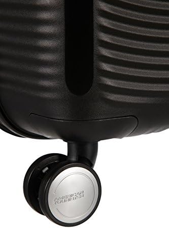 Soundbox - Valise Spinner S Extensible Bagage Cabine, 55 cm, 35.5/41 L, Noir (Bass Black)