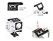Lightdow LD6000 WiFi 1080P HD Sports Action Camera Bundle with DSP:Novatek NT96655 Chip, 2.0-Inch LTPS LCD, 170° Wide Angle Lens and Bonus Battery (Silver+WiFi)