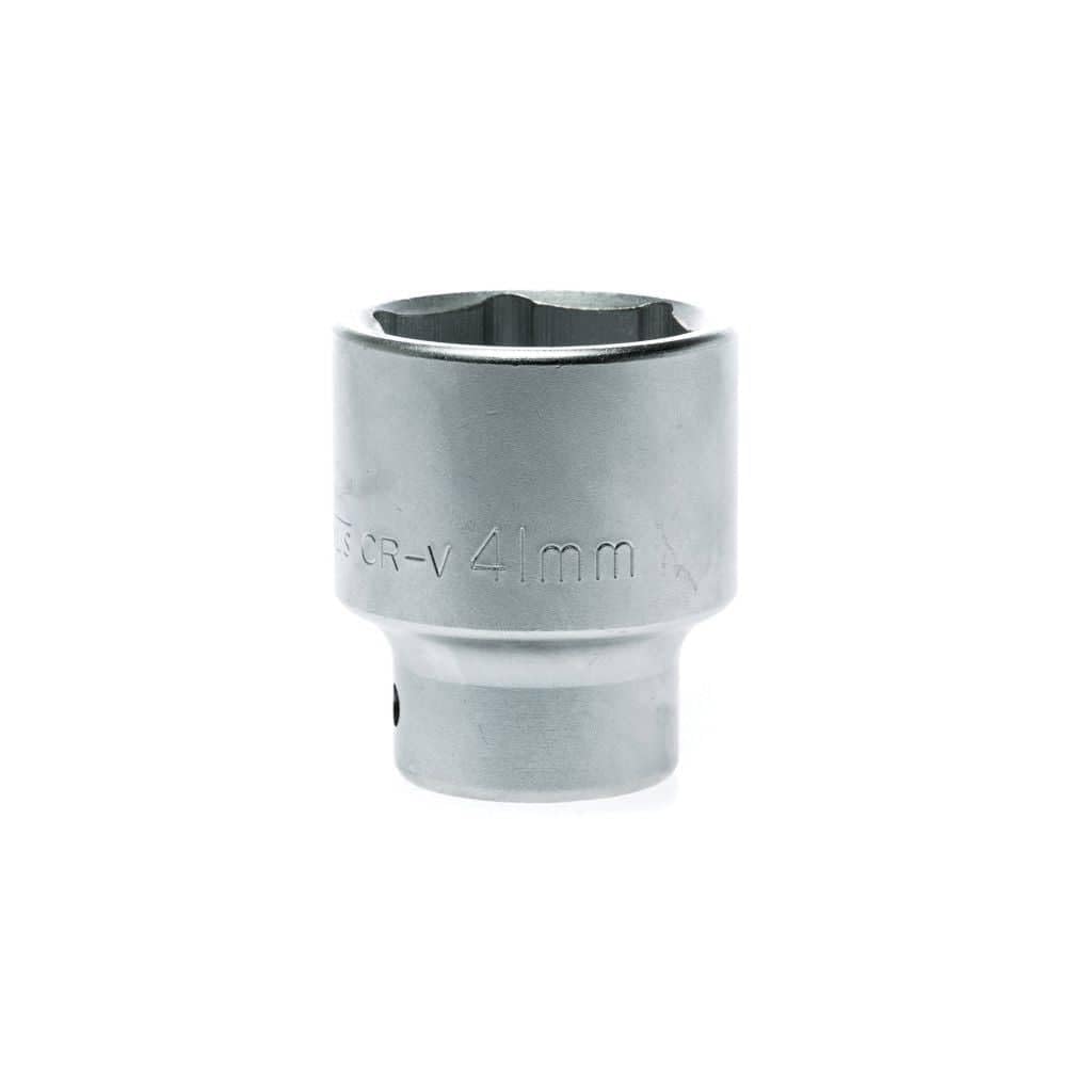 Teng Tools 41MM 3/4 Inch Drive 6 Point Metric Shallow Chrome Vanadium Socket | Mechanic Tool | Hand Tool - M3405416-C