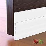 Door Draft Stopper, 2 Pack Strong Adhesive Under Door Seal Strip Insulation Draft Stopper Noise Dustproof Windproof Door Weather Stripping, 2