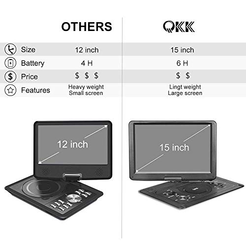 3 QKK+Player+Swivel+Rechargeable+Battery