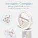 Selfie Ring Light for Phone Camera Photography Video, BatteryPowered Clip White