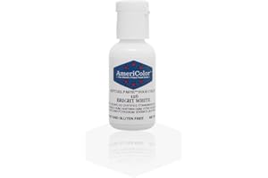 Food Coloring AmeriColor - Bright White Soft Gel Paste, .75 Ounce