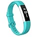 Vancle For Fitbit Alta HR Bands/Ace Bands and Alta Bands (10 PACK), Classic Accessory Alta HR and Alta Bands Replacement Wristbands for Fitbit Ace/Alta and Alta HR (Teal, Large)
