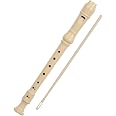 Merangue Soprano Recorder with Cleaning Stick, Natural Beige - View 6