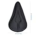 Superdream soft gel relief bike saddle seat cushion pad cover (straight and triangle groove)