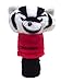 Team Golf NCAA Wisconsin Badgers Mascot Head Cover Mascot Golf Club Headcover, Fits most Oversized Drivers, Extra Long Sock for Shaft Protection, Officially Licensed Product