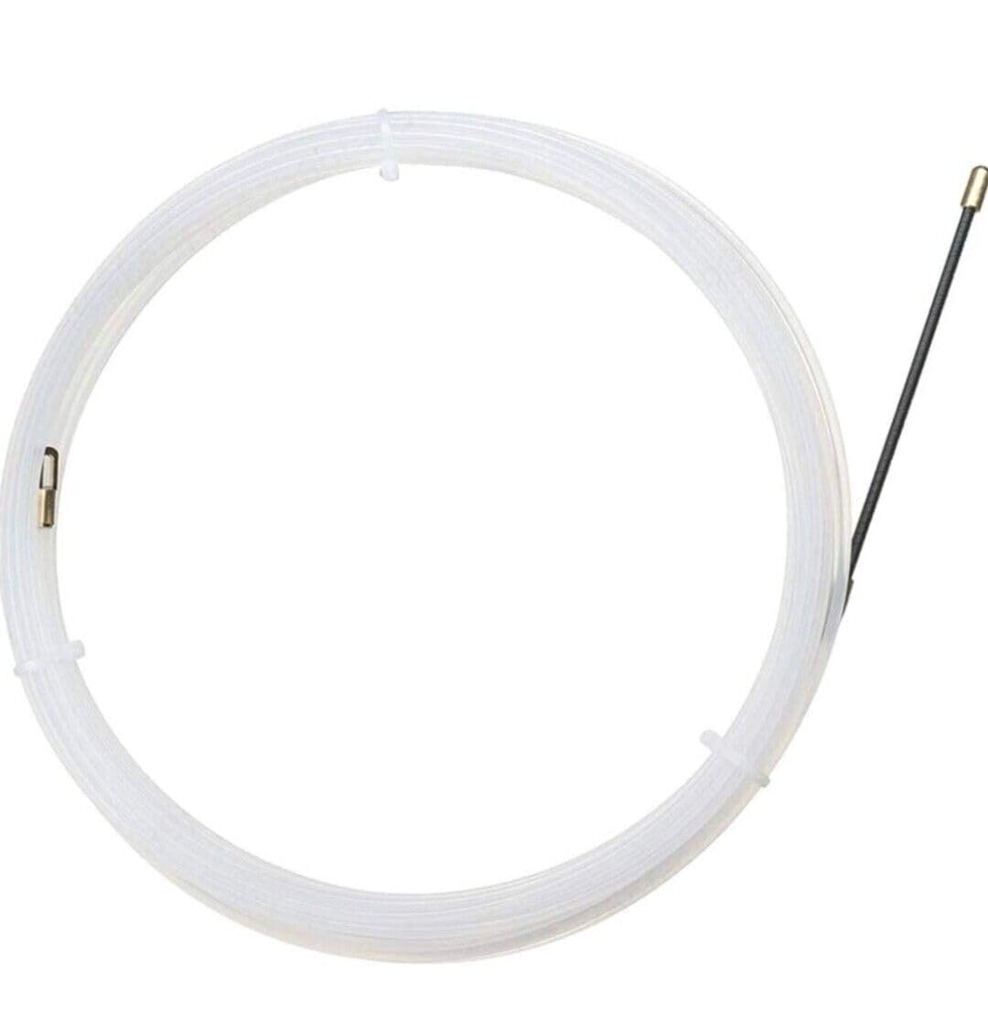 VOANZO 15M Fiberglass Cable Rod Fish Tape Wire Diameter 4mm for Dry Wall Conduit Insulation Pipe