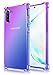 UCC Designed for Samsung Galaxy Note 10 Case,Galaxy Note 10 5G Case,Clear Reinforced Corners TPU Bumper and Gradient Color Cover for Samsung Galaxy Note 10 Phone (Purple / Blue)