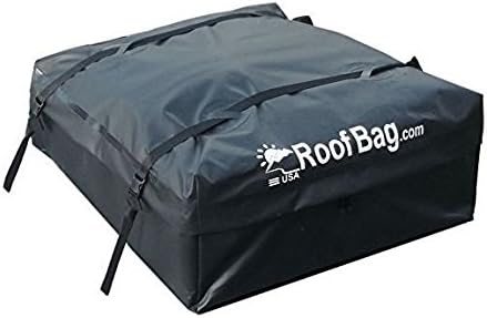 RoofBag Rooftop Cargo Carrier| 100% Waterproof-Premium Triple Seal for Maximum Protection| Made in USA|2 Yr Warranty | for Cars with Side Rails, Cross Bars or Basket| Includes Heavy Duty Straps