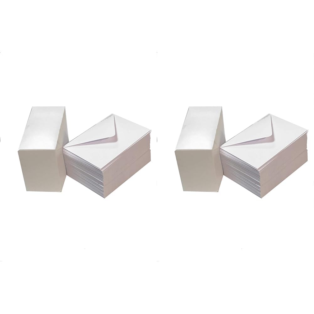 Craft 2340-200 C6 White Envelopes (Pack of 2)