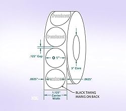 Wafer Tab Seals, 1 inch