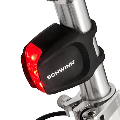 Schwinn 26 Lumen Quick Wrap Front & Rear Light Set, Black The