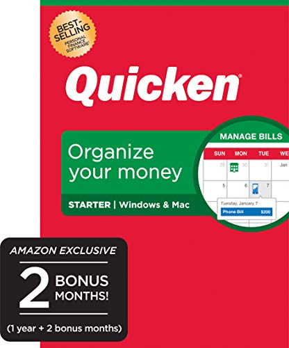 Quicken Starter Personal Finance - Take Control of Your Money - 14-Month Subscription [Amazon Exclusive] [PC/Mac Disc] - Thumbnail 3