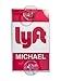 Custom Made with Your Name - Uber Lyft Decal Sign Rideshare Car Display Cards