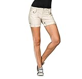 Suko Jeans Womens Bermuda Shorts Cargo Convertible Poplin Belted with pockets