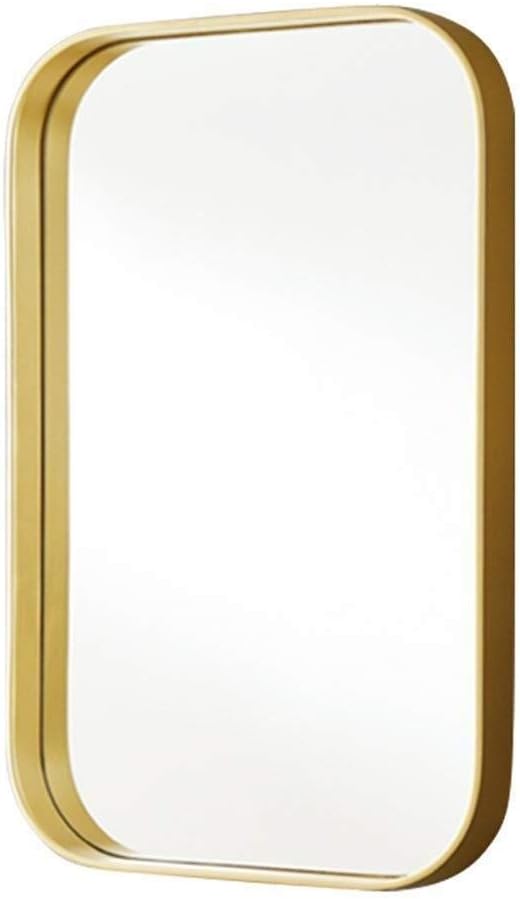 SZQ-Espejo De metal decorativo espejo, oro rectangular Espejo de baño