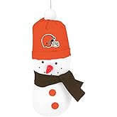 FOCO Cleveland Browns NFL 3.5 inch Snowman Holiday Ornament