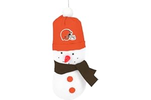FOCO Cleveland Browns NFL 3.5 inch Snowman Holiday Ornament