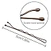 Dofash New Improved 260 PCS 5CM/2in Bobby Pins Work well to Keep Hairstyles in Place Bulk Strong Bobby Pins Brown for Hair Salon (Brown)…