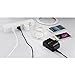 Finduat Power Strip Surge Protector 3-Outlets 4-USB Charging Ports, Adapter For Home/Office/Travel Mini Power Strip Charging Ports Power Adapter 6.56 fts Cable – White