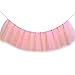 WESTLINK 1st Birthday Tutu Skirt for High Chair Decoration for Party Supplies Baby Pink (Pink & Gold- No Banner)