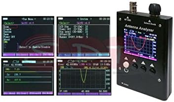 SA160 Color Graphic HF analayzer TFT LCD Digital Range 0.5 – 60 mhz Freq. Step BNC- BATT. Lithium