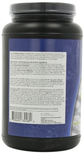 MRM All Natural Gainer, Rich Vanilla, 3.3 Lbs Tub