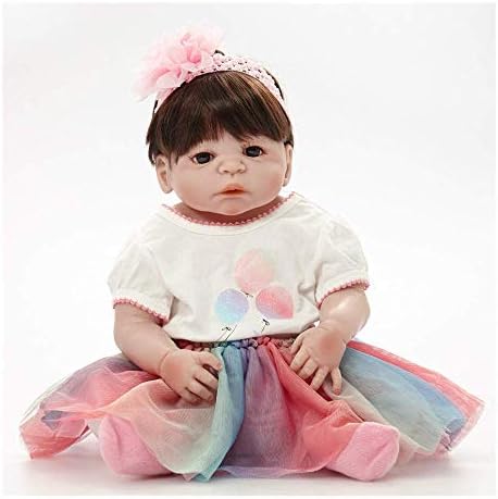 幼児の生まれ変わった赤ちゃんの人形手作りフルシリコン生まれ変わった人形lシミュレーション赤ちゃん22 子供年齢3歳以上のおもちゃ